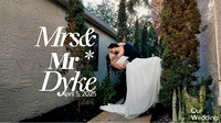 Jordan & Ryan Dyke Wedding